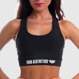 Dámská sportovní podprsenka STUFFED - Iron Aesthetics, černá · záber 1