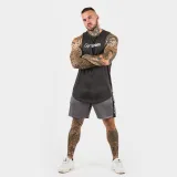 Gym Beam Tílko Cut Off Grey - Velikost: S | Barva: sivá · záber 4