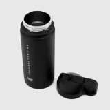 Nerezová láhev s brčkem Iron Aesthetics Flip Sip 500 ml, černá · záber 3