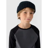 Chlapecké tričko s dlouhým rukávem 4F JUNIOR LONGSLEEVE-JWAW24TLONM293-22S-ANTHRACITE · záber 2