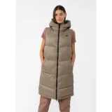 Dámská vesta 4F VEST-AW23TVESF074-82S-LIGHT BROWN · záber 2