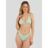 Dámské plavky horní díl FUNDANGO Innisfil Triangle Jacquard Top-521-pool green · záber 2