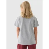 Dětské tričko s krátkým rukávem 4F JUNIOR TSHIRT 4FJWAW24TTSHU1802 M2186-12S-CREME · záber 4
