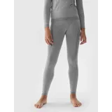 Dívčí termoprádlo vrchní a spodní díl 4F JUNIOR SEAMLESS UNDERWEAR-JAW23USEAF110-27M-COLD LIGHT GREY MELANGE · záber 5
