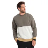 Pánská mikina OMBRE Sweatshirt B1673 V-7 dark brown · záber 1