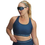 Dámská sportovní tréninková podprsenka UNDER ARMOUR Crossback Mid Bra-BLU · záber 3