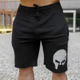 Pánské teplákové kraťasy Iron Aesthetics Skull, black · záber 5