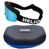 Helios Spark Magnet, junior, černá/modrá + Accezzi Avoriaz Pouzdro na brýle · záber 3