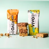 VEGAN Protein tyčinka VIVO LIFE - MIX 6x Kakao, 6x kešu lemon BOX) · záber 2