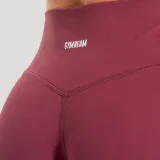 GymBeam Dámské kalhoty Straight Flow Wine · záber 5
