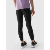 Dívčí legíny 4F JUNIOR TIGHTS FNK-4FJWSS24TFTIF223-20S-DEEP BLACK · záber 4