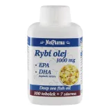 MedPharma Rybí olej 1000 mg + EPA + DHA 107 kapslí · záber 1