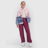 Dívčí oversize fleece s límcem - multicolor · záber 2