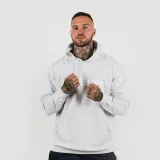 GymBeam Mikina PRO Hoodie Grey - Velikost: S | Barva: sivá | Hmotnost: 0,44 kg | Balení: 24 · záber 1