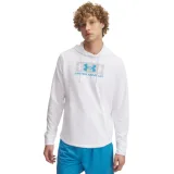 Pánská mikina s kapucí UNDER ARMOUR UA Rival Terry Logo Hood-WHT · záber 1