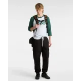 Pánské tričko s krátkým rukávem VANS CLASSIC RAGLAN-WHITE-BISTRO GREEN · záber 4