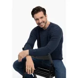 Pánský svetr VOLCANO S-MONO-604-DENIM · záber 3