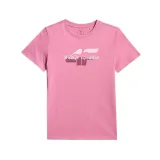 Dívčí tričko s krátkým rukávem 4F JUNIOR TSHIRT F2885-54S-PINK · záber 5