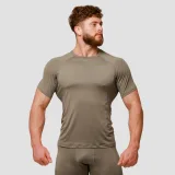 GymBeam Pulse Running T-shirt Vetiver - Velikost: S | Barva: zelená | Hmotnost: 0,17 kg | Balení: 100 · záber 1