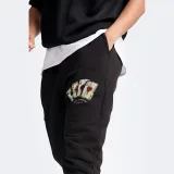 Tepláky Jogger , Barva Modrá, s Potiskem Wild Cards · záber 4