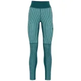 Kari Traa Smekker High Waist, dámské termokalhoty, zelená · záber 2