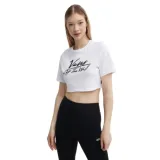 Dámské tričko s krátkým rukávem VANS GO ANYPLACE CREW CROP II-WHITE · záber 1