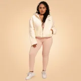 BeastPink Dámská bunda Hoodie Bliss Ivory - Velikost: S | Barva: béžová | Pohlavie: Dámské | Hmotnost: 0,84 kg | Balení: 10 · záber 5