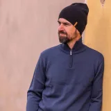Kama Bjørn Merino, svetr, pánský, tmavě modrý · záber 2