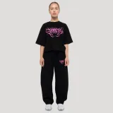 GymBeam Dámské tepláky Thorn Black - Velikost: XS | Barva: čierna | Pohlavie: Dámské | Hmotnost: 0,4805 kg | Balení: 40 · záber 3
