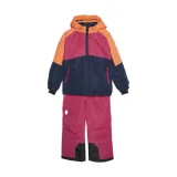 Dívčí set lyžařské bundy s kalhotami COLOR KIDS Ski Set - Colorblock, vivacious · záber 1