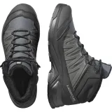Pánské kotníkové zimní boty SALOMON X-Adventure Coldrush WP M asphalt black alloy - Barva: čierna | Pohlavie: Pánské · záber 4