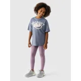 Dívčí legíny 4F JUNIOR TIGHTS-JWMM00TTIGF178-51S-VIOLET · záber 2