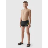 Chlapecké plavky 4F JUNIOR SWIMMING TRUNKS-JWSS24USWTM021-20S-DEEP BLACK · záber 5