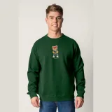 Mikina, Barva Bílá, s Potiskem Street Credit Teddy · záber 2