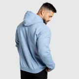 Mikina s kapucí Iron Aesthetics Frontline, modrá · záber 10