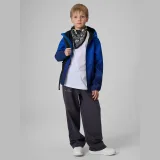 Chlapecká softshellová větruodolná bunda membrána 5000 - multicolor · záber 2