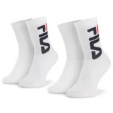 Ponožky do inline bruslí FILA F9598 SOCKS 2-PACK-300-WHITE · záber 1