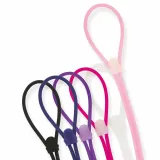 Šňůrka na brýle CENTROSTYLE Silicon cord stopper zipp M - pink · záber 2