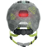 Juniorská cyklistická helma ABUS Smiley 3.0 LED grey space S · záber 4