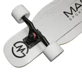 Longboard MASTER 42" dancing style - white wood · záber 2