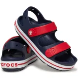 Chlapecké sandály CROCS Crocband Cruiser Sandal T navy varsity red · záber 5
