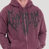 GymBeam Mikina Abyss Raisin - Velikost: S | Barva: fialová | Hmotnost: 0,83 kg | Balení: 28 · záber 2