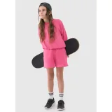 Dívčí teplákové kraťasy 4F JUNIOR SHORTS CAS F470-54S-PINK · záber 3