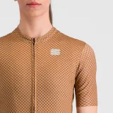 Dámský cyklistický dres s krátkým rukávem SPORTFUL Checkmate w jersey, gold mauve · záber 5