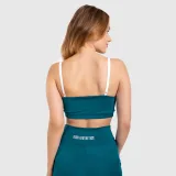Dámská sportovní podprsenka Stripes - Iron Aesthetics, smaragdová · záber 2
