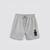Kraťasy, Barva Bílá, s Potiskem Hedrix Policebear · záber 7