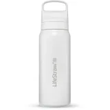 LifeStraw Go 2.0 Stainless Steel Water Filter Bottle 1L, modrá · záber 2