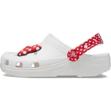 Dívčí kroksy (rekreační obuv) CROCS Disney Minnie Mouse Classic Clog T white red · záber 3