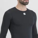 Pánské termo tričko s dlouhým rukávem SPORTFUL Midweight layer tee long sleev, black · záber 5