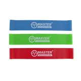 Akční set posilovacích gum MASTER Aerobik Tone Loop - 0,3, 0,5 a 0,7 mm · záber 1